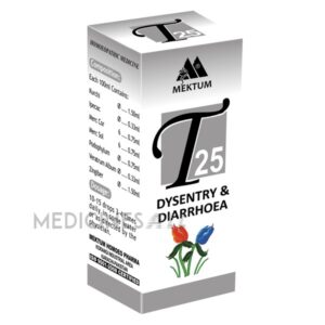T 25 – Dysentry & Diarrhoea
